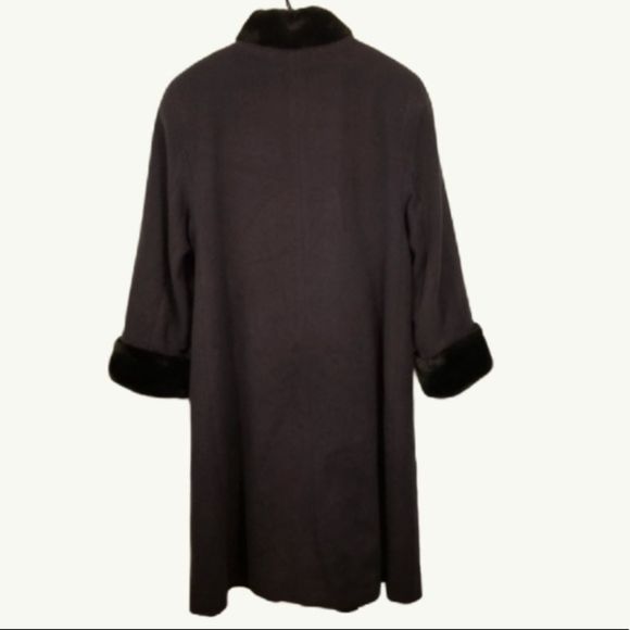 VINTAGE 60’S LARRY LEVINE WOOL & CASHMERE LONG WOOL COAT OFFERS ACCEPTED - Picture 2 of 7